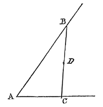 driehoek, punt D op BC