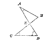 kruisvierhoek: 2 driehoeken op 1 punt