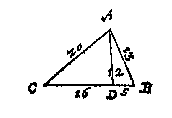 driehoek met hoogtelijn