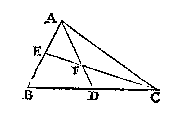 driehoek met 2 zwaartelijnen