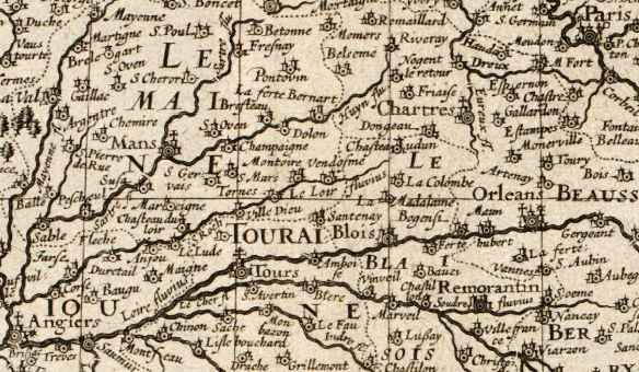 kaart Loire