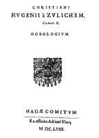 titelpagina Horologium