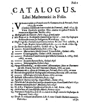 pagina 1: Libri Mathematici in Folio
