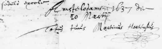 handtekening van Hortensius