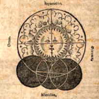 eclips-tekening van Origanus