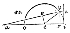 55: halve cirkel, lijnen