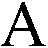 A, letter