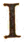 I, letter