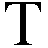 T, letter