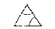 driehoek met 2 hoeken aangegeven