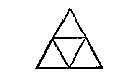 4 gelijkzijdige driehoeken