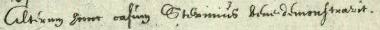 handschrift van Huygens