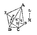 vijfhoek, 2 diagonalen, lijnen